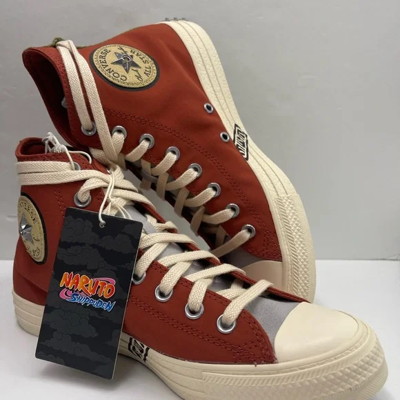 Converse Men’s A14838C NARUTO SHIPPUDEN 
CTAS HI
RITUAL RED/NATURAL IVORY Sneakr - Picture 16 of 16
